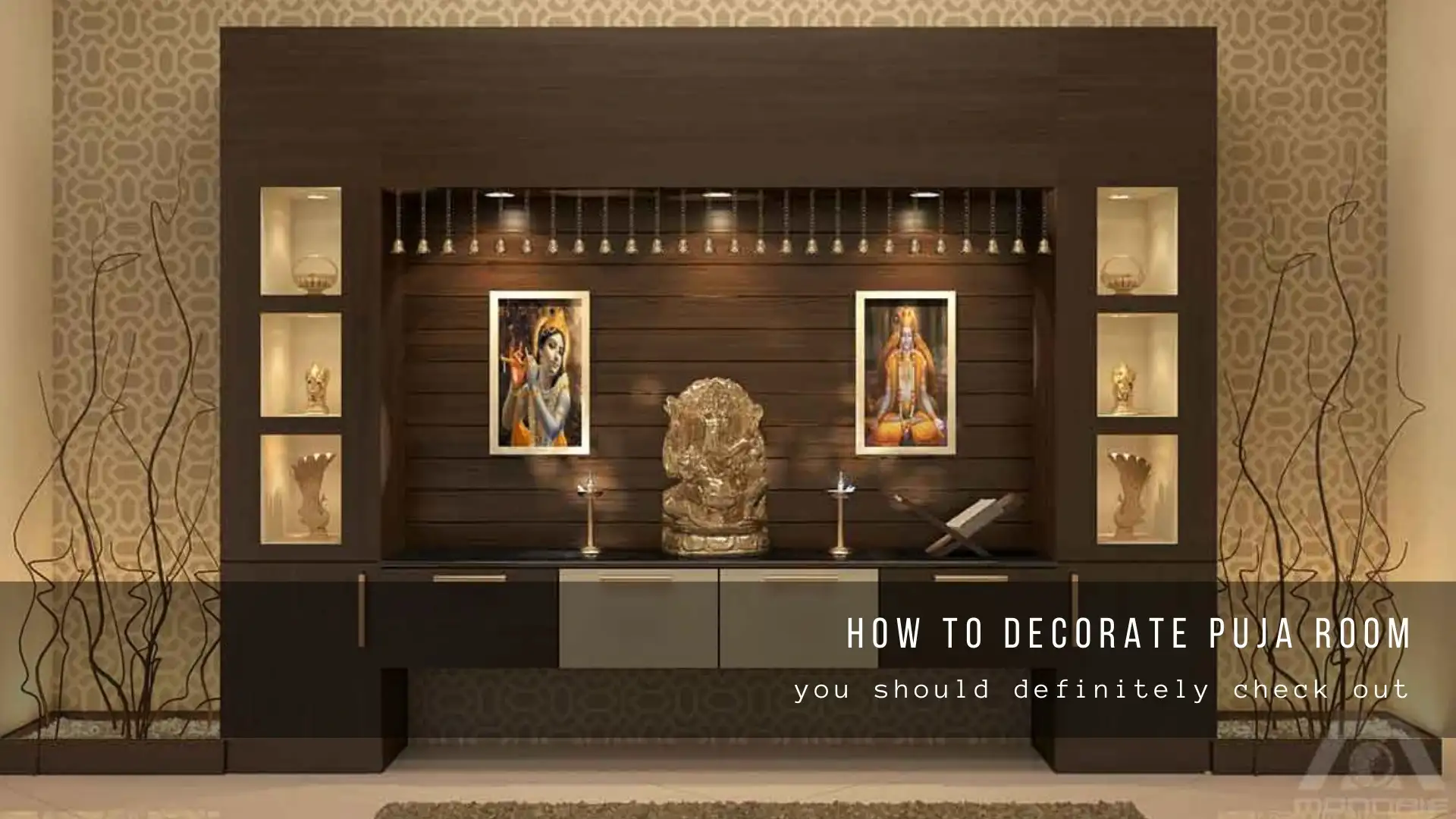 Ten Simple Ways to Decorate a Puja Room • Swami Interior