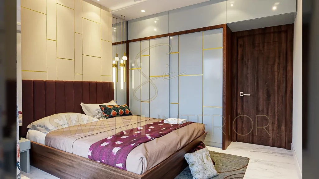 Bedroom interior design by Swami Interior Design