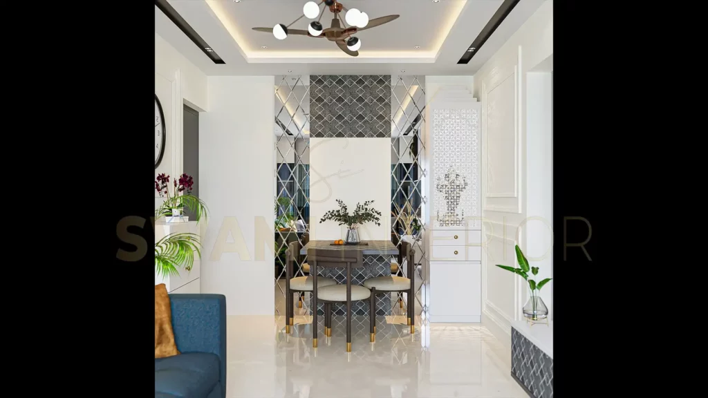 Swami Interior Design, Borivali Mumbai, 2BHK living room design 5