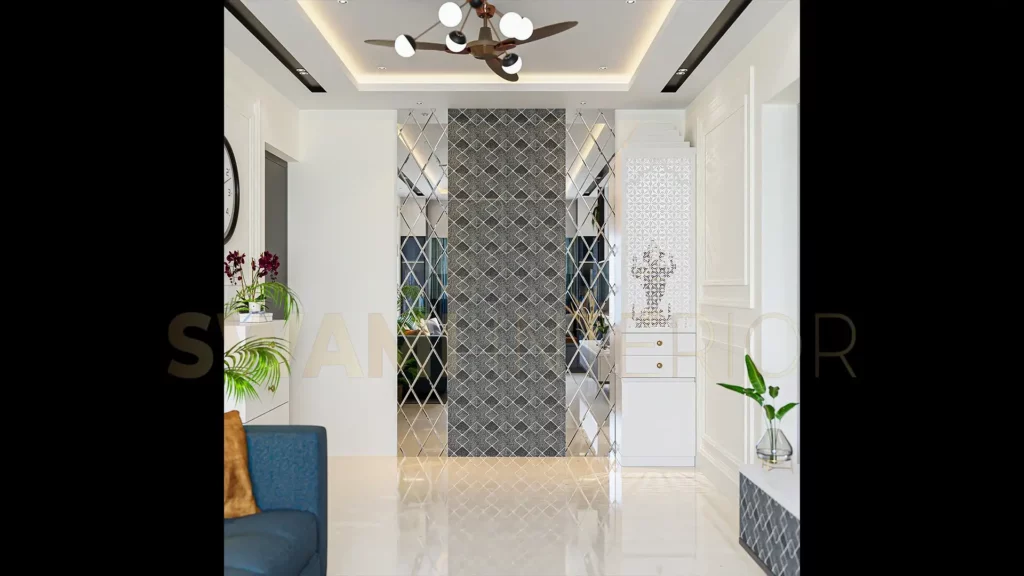 Swami Interior Design, Borivali Mumbai, 2BHK living room design 6