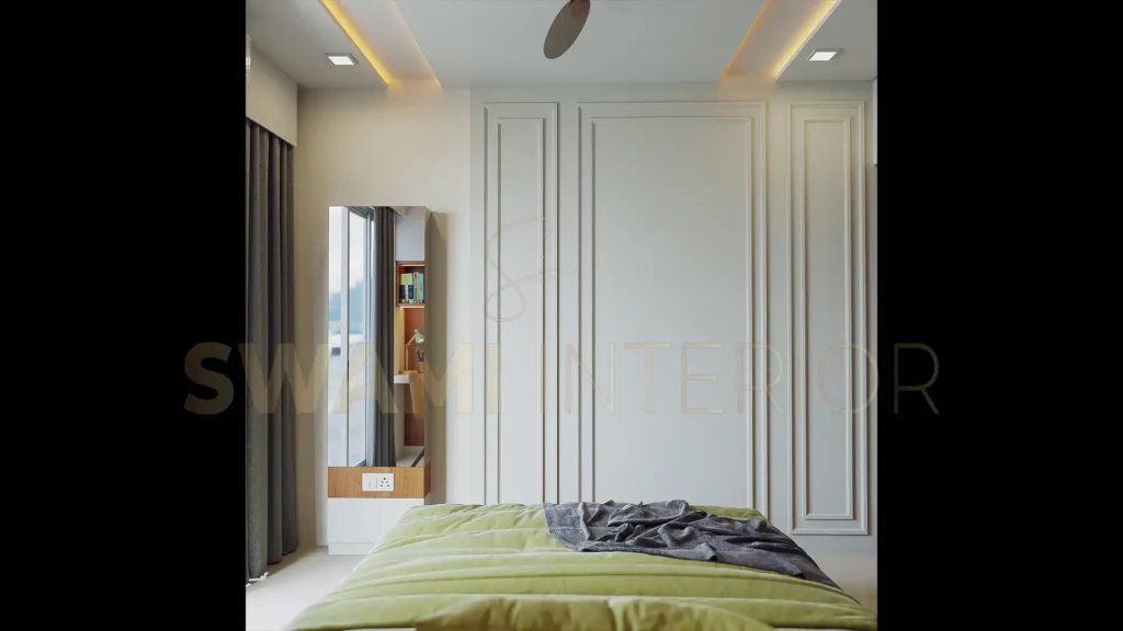 Swami Interior Design, Borivali Mumbai, 2BHK second bedroom design 3